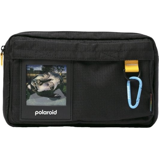 Polaroid Bolsa de Ombro Impermeável Ripstop Preta
