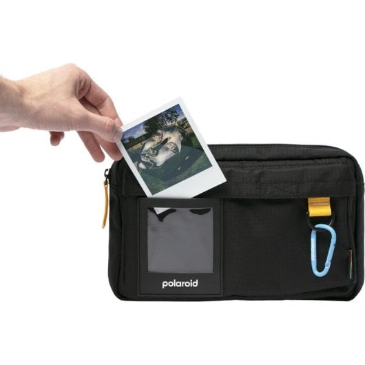 Polaroid Bolsa de Ombro Impermeável Ripstop Preta