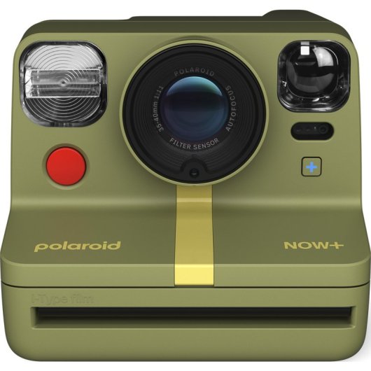 Polaroid Now+ Gen 2 Analoge USB-C Sofortbildkamera Waldgrün