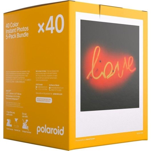 Polaroid Filme de Cor i-Type Pacote de 40 Unidades