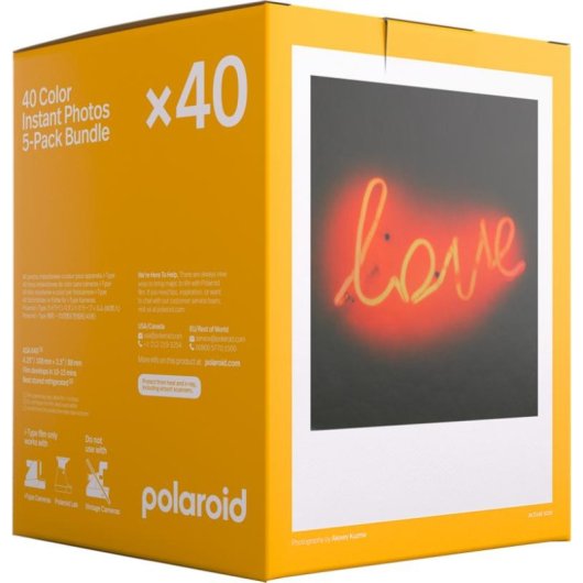 Polaroid Filme de Cor i-Type Pacote de 40 Unidades