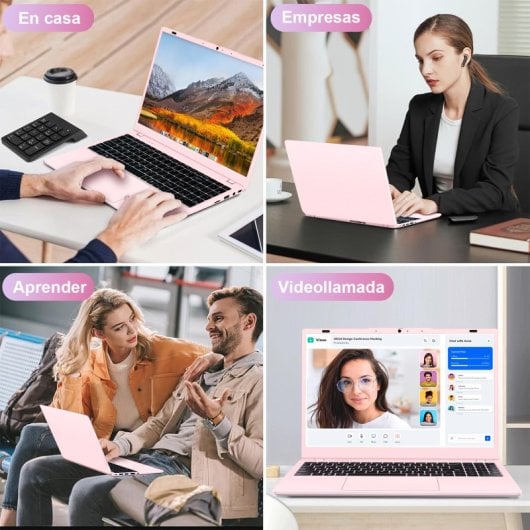 Vanwin Nc154n Intel N150/12GB/512GB SSD/15.6" Rosa