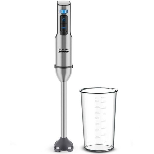 Batteuse Main Grunkel BM-2000 2000W Turbo Vaso 800ml Inox