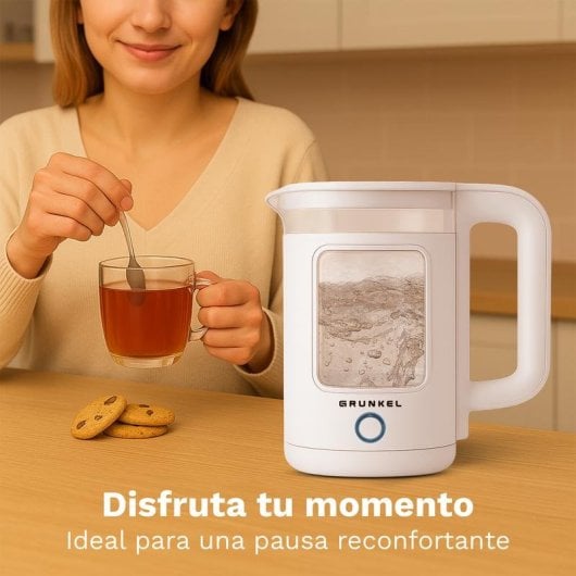 Chaleira Elétrica Grunkel HV-18CWPBL 1,8L 1500W Branca