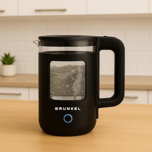 Chaleira Elétrica Grunkel HV-18CWPNG 1,8L 1500W Preta