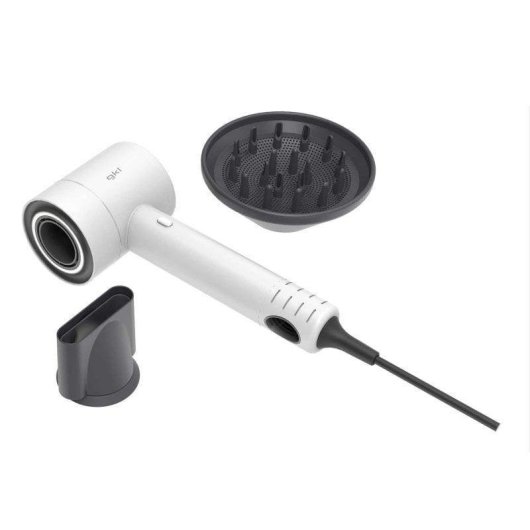 Secador de Cabelo Iónico Profissional Grunkel Pearl Sense 1600W 4 Temperaturas 3 Velocidades Branco