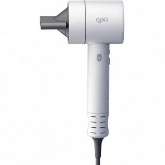 Secador de Cabelo Iónico Profissional Grunkel Pearl Sense 1600W 4 Temperaturas 3 Velocidades Branco