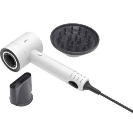 Secador de Cabelo Iónico Profissional Grunkel Pearl Sense 1600W 4 Temperaturas 3 Velocidades Branco