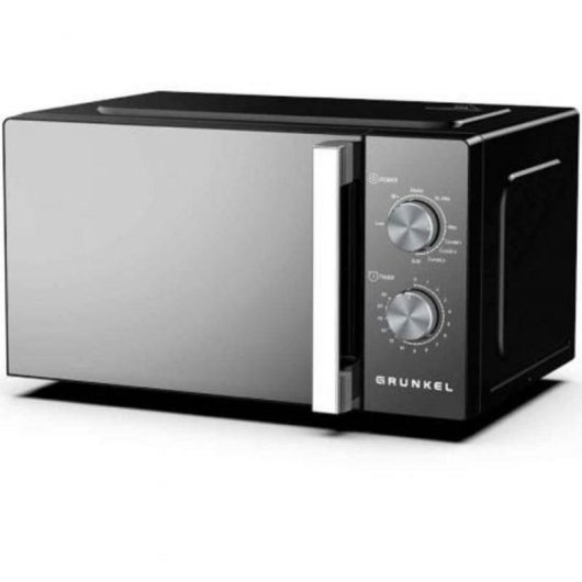 Mikrowelle Grunkel MWG-20ESPEJO 20L 700W mit Grill 800W Schwarz Spiegel