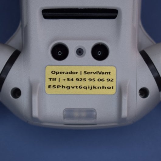 Servivant Placa Identificativa 3 Líneas Para Drones Personalizable (pack 2 Uds.) Normativa Aesa
