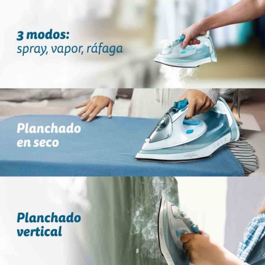 Grunkel Pl-3200maxtop Plancha de vapor 3200W Gris/Azul