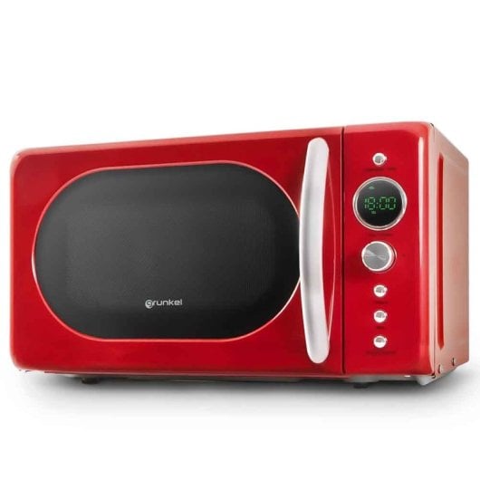 Grunkel MW-DGR Microondas digital vintage 20L 700W  Rojo