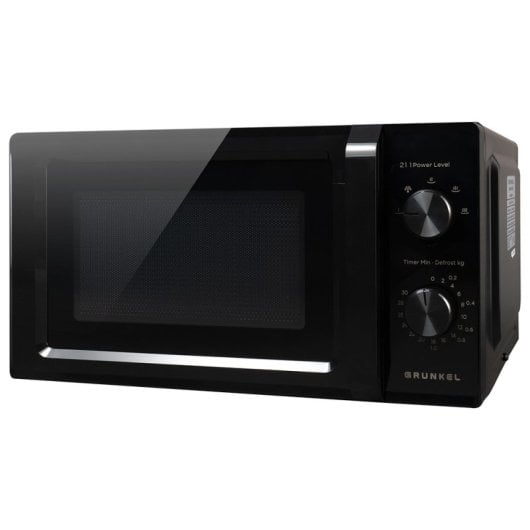 Grunkel MW-20MN Mikrowelle ohne Grillfunktion, 20 l, 700 W, Schwarz