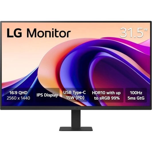 LG 32U631A-B 31,5" LED IPS QHD 100Hz