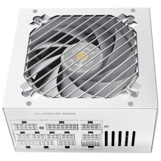 Mars Gaming Mpb1000sim Modulares Netzteil ATX 3.1 1000W 80 Plus Gold Weiß