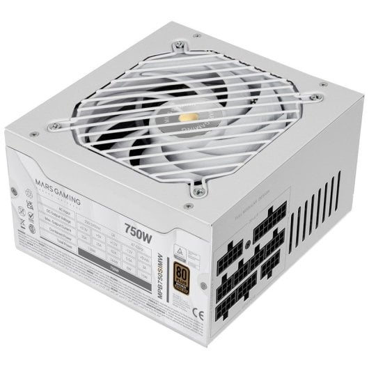 Mars Gaming MPB750SIM Fonte de Alimentação Modular ATX 750W 80 Plus Bronze Branca