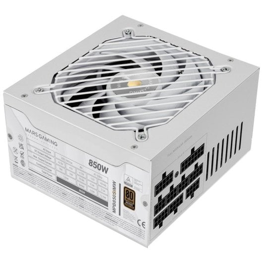 Mars Gaming MPB850SIM Fonte de Alimentação Modular ATX 850W 80 Plus Bronze Branca