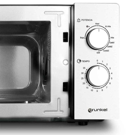Microonde Grunkel MWG-20INOX 20L 700W con Grill Acciaio Inox