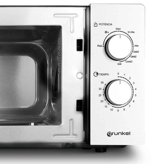 Grunkel MGW-20INOX Microondas Grill 20L 700W Inox