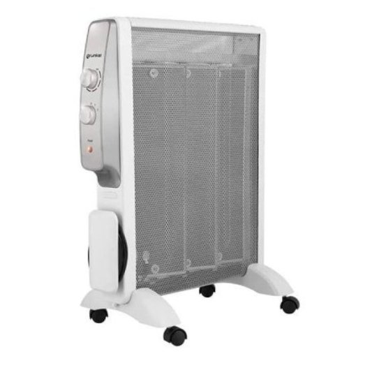Grunkel Rmc-1500 Radiador De Mica De 3 Elementos 1500w Blanco