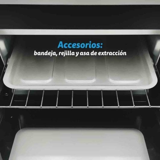 Grunkel HR-10MINI Minihorno Eléctrico Multifunción De  Sobremesa 10L 1600W Negro