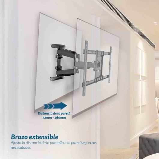 Grunkel SP-60x40AT Soporte De Tv Articulado Para TV 40?-75? Hasta 45kg