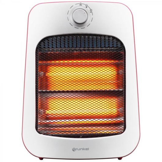 Grunkel CAL-3CUARTZ Calefactor De Bajo Consumo Portátil 800 W Blanco