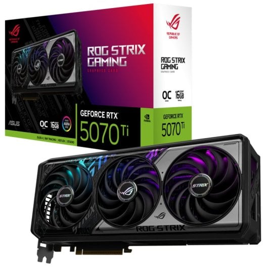 ASUS ROG STRIX GeForce RTX 5070 Ti OC 16GB GDDR7 Reflex 2 RTX AI DLSS4