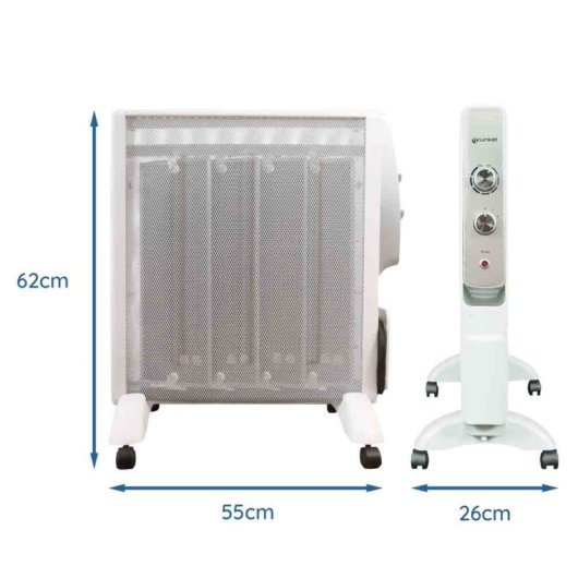 Grunkel RMC-2000 Aquecedor De Mica De 4 Elementos De 2000w Branco