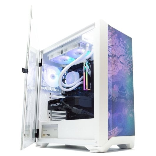 PcCom Imperial AMD Ryzen 7 7800X3D / 32GB / 2TB SSD / RTX 5070 + Windows 11 Home - Blanco - By Borja