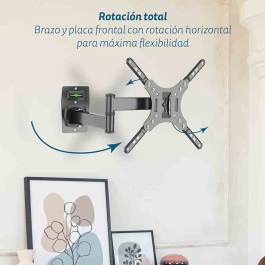 Grunkel SP-20X20AT Soporte De TV Articulado 10?-27? Hasta 10kg Negro