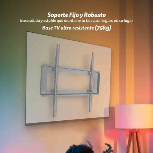 Grunkel SP-61X50FX Soporte De TV Fijo 32?-80? Hasta 75kg Negro