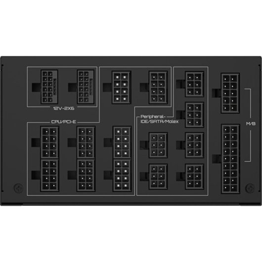 Gigabyte UD1600PM PG5 AI TOP PCIe 5.0 ATX 3.1 1600W 80 Plus Platinum Modular