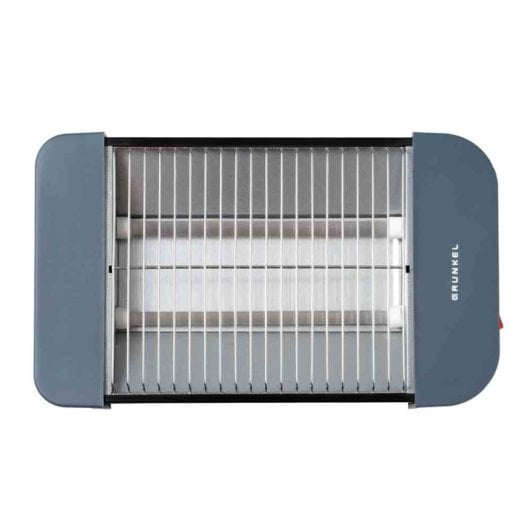 Grunkel TSP-MINISIZE Flachtoaster für 1 oder 2 Scheiben, 350 W, Grau