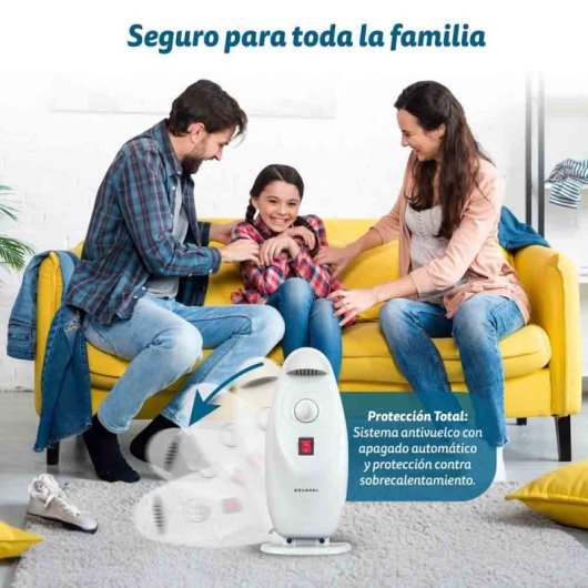 Grunkel RACP-100D Radiador Eléctrico De Aceite 1000W Blanco