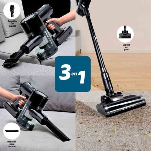 Grunkel ASP-27KPA Aspiradora Vertical 350W Y Potencia De Succión 27kpa Negro