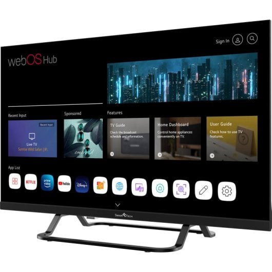 Smart Tech LED 24" 24HW01V HD Ready WebOs