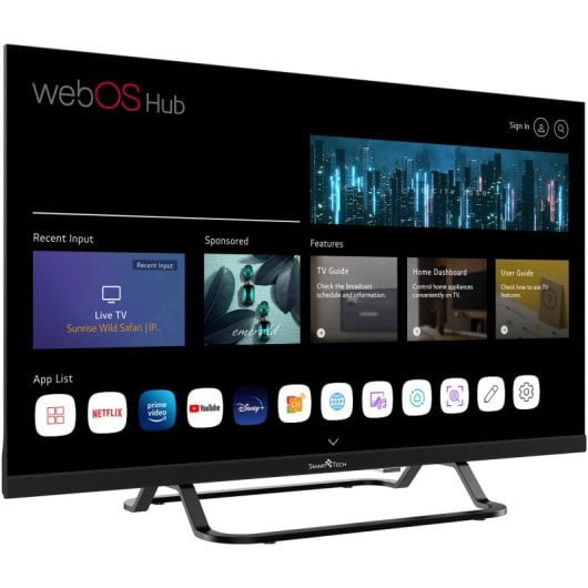 Smart Tech LED 24" 24HW01V HD Ready WebOs