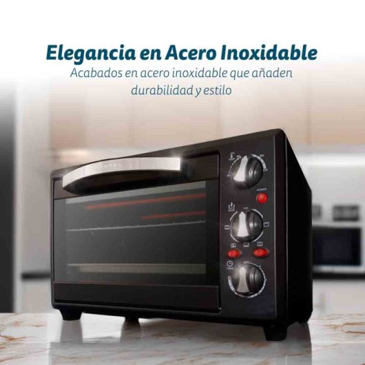Grunkel HR-38NRM Horno Eléctrico Multifunción De Sobremesa De 38L 2000W Negro