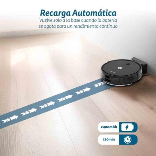 Aspirador Robô com Mopa Grunkel I-DANCERGYRO Navegação Giroscópica 2.100 Pa