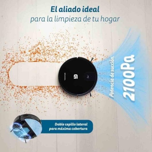 Aspirador Robô com Mopa Grunkel I-DANCEREASY Navegação Livre 2.100 Pa