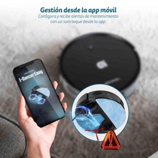 Aspirador Robô com Mopa Grunkel I-DANCEREASY Navegação Livre 2.100 Pa