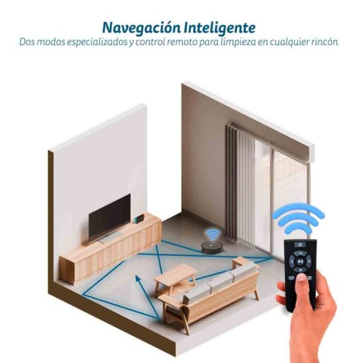 Grunkel I-dancereasy Robot Aspiradora 2 En 1 Con Navegación Libre Y Control Wi-fi Negro