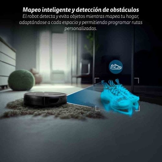 Grunkel I-dancerturbobrush Robot Aspirador 2 Em 1 Com Navegação Laser e Controlo Wi-fi Preto