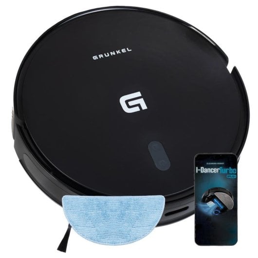 Robot Aspirador y Fregasuelos Grunkel I-dancerturbobrush con Autovaciado Navegación Láser 5.000 Pa Control por Voz