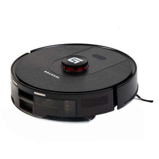 Grunkel I-danceturbolaser Robot Aspirador 2 En 1 Con Navegación Láser Y Control Wi-fi Negro
