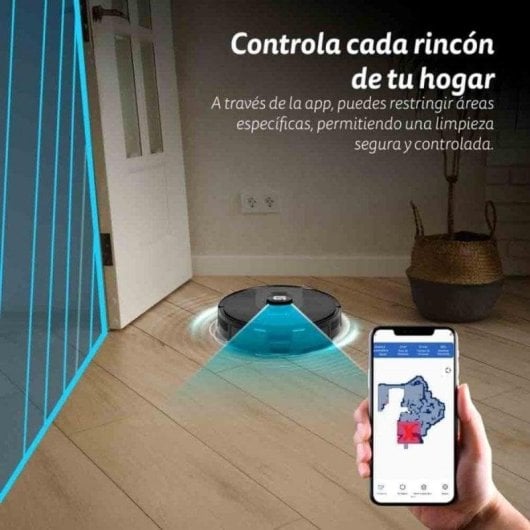 Robot Aspirador Grunkel I-DANCETURBOLASER con Autovaciado Navegación Láser 5.000 Pa Control por Voz
