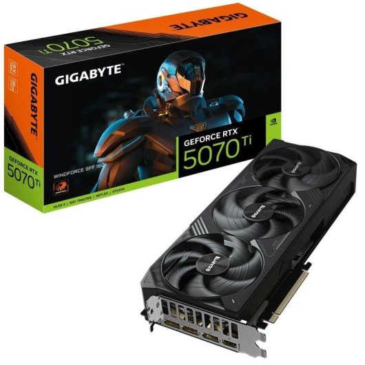 Gigabyte GeForce RTX 5070 Ti WINDFORCE SFF 16GB GDDR7 Reflex 2 RTX AI DLSS4
