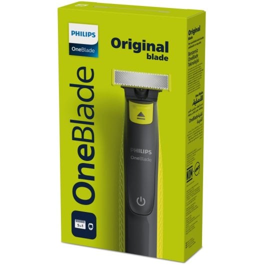 Philips Norelco OneBlade 360 Máquina de Barbear Rosto 5 em 1 Preto/Amarelo