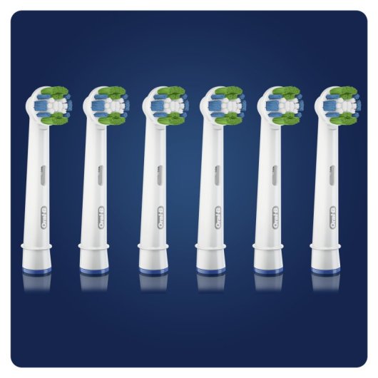 Oral-B Precision Clean 80339528 Spazzolino di ricambio 6 pezzi bianco